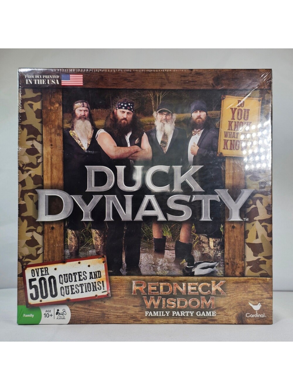 Duck Dynasty Redneck Wisdom Family Party Game Cardinal Trivia Board Game New